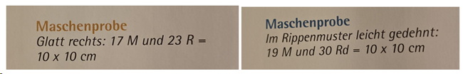 Maschenprobe
