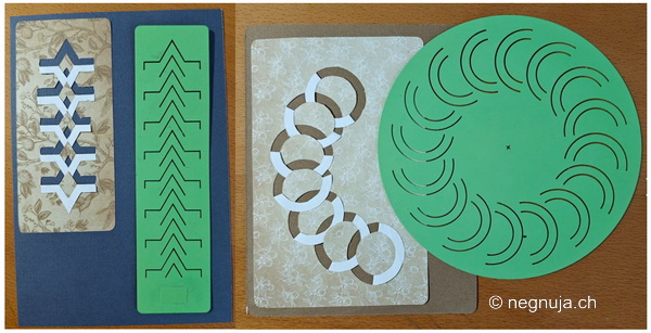 Lacé / Lattice Folding Schablonen