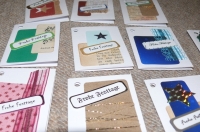 10 Weihnachts Geschenkanhänger (7.5x5cm) GA-22.02