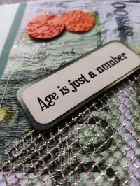 'Age is just a number'  - Karte (grün)