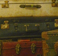 Servietten -  Gepäck, Koffern  (ca. 33cm Papierserviette)