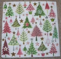 Servietten - Tannen  (ca. 33cm Papierserviette)