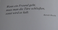 Trauer Karte - 'Eine Stimme, die .....'
