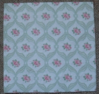 Servietten - kleine Rosen  (ca. 33cm Papierserviette)