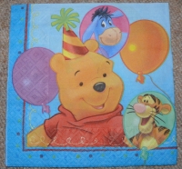 Servietten - Winnie the Pooh  (ca. 33cm Papierserviette)