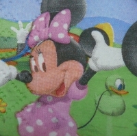 Servietten - Micky Mouse / Goofy / Donald Duck  (ca. 33cm Papierserviette)