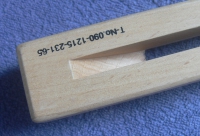 Strickrahmen Holz / Maße: 35 x 3 x 3 cm