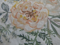 Servietten - gelb-rosa Blüte (33cm Papierserviette)