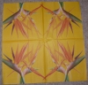 Servietten - Paradiesvogelblume (ca. 33cm Papierserviette)