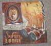 Servietten - Safari Lodge - Löwe (ca. 33cm Papierserviette)
