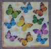 Servietten - Schmetterlinge (3-5cm) (ca. 33cm Papierserviette)
