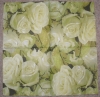 Servietten - weisse Rosen (ca. 33cm Papierserviette)