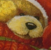 Servietten -  Bär mit Mütze (grün-rot)  (33cm Papierserviette)