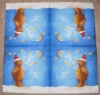 Servietten - Bär mit Himmel (ca. 33cm Papierserviette)