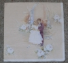 Servietten -  Brautpaar in beige  (33cm Papierserviette)