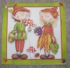 Servietten -  Herbstmännli  (33cm Papierserviette)