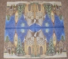Servietten -  Weihnachtszeit bei der Kirche (33cm Papierserviette)