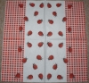 Servietten - Marienkäfer / kariertes Rot  (ca. 33cm Papierserviette)