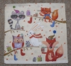 Servietten - Eule, Fuchs, Hase - Art  (ca. 33cm Papierserviette)