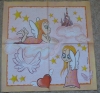 Servietten - Engel Zwillinge - vielseidig  (33cm Papierserviette)