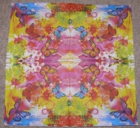 Servietten - Schmetterlinge farbig  (ca. 33cm Papierserviette)