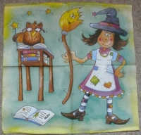 Servietten - Hexenzauber - vielseidig  (33cm Papierserviette)