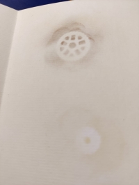 'Vielen Dank' -  Karte (beige - Zahnräder)